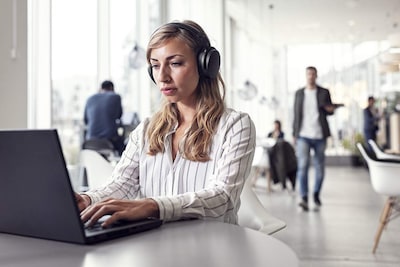 Foto 5 | Auriculares Epos Adapt 360 Negros De Doble Cara Inalámbricos Bluetooth - Venta Internacional.
