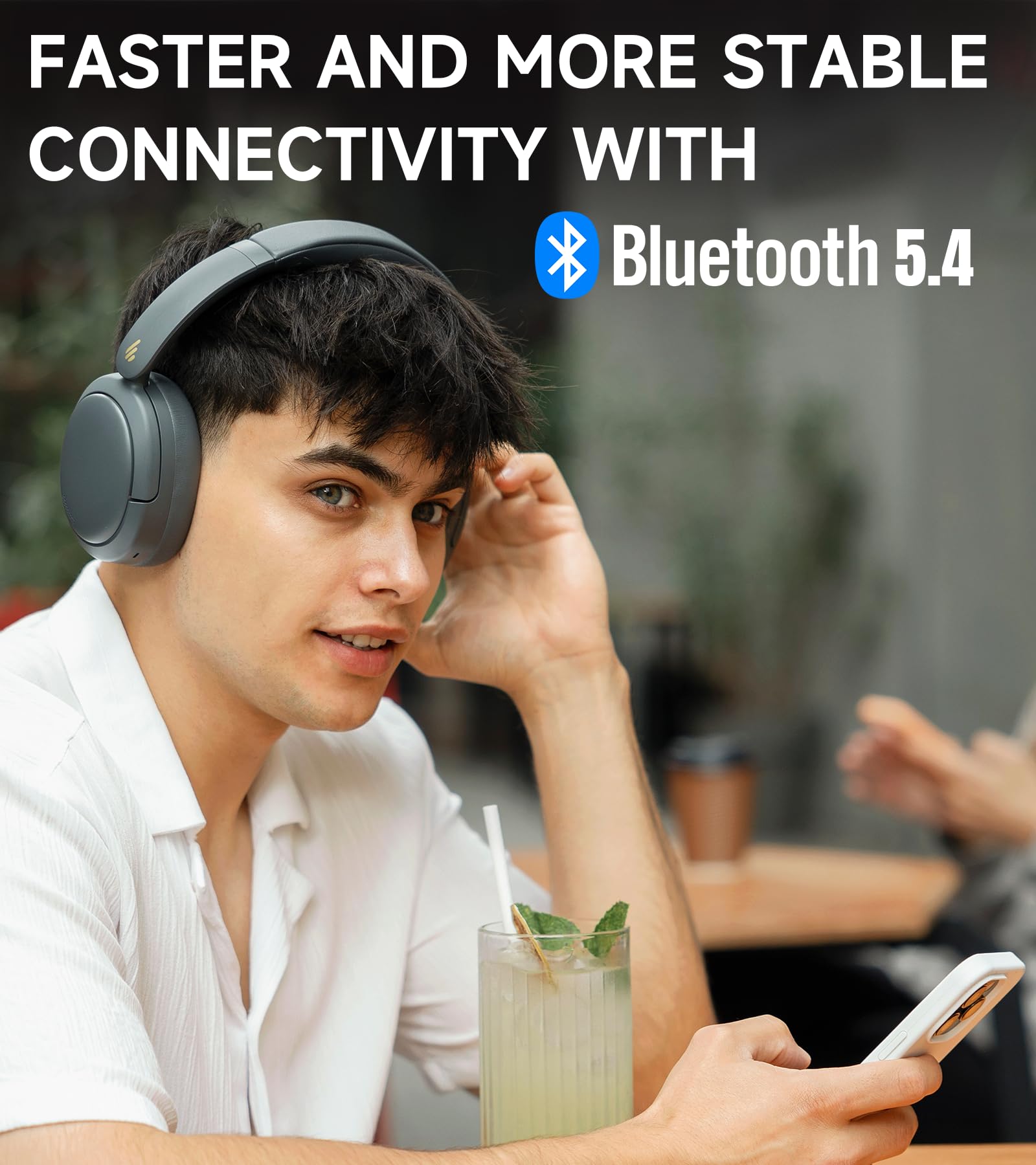 Foto 6 pulgar | Auriculares Edifier W800bt Pro Hybrid Anc Hi-res 45h Gris - Venta Internacional.