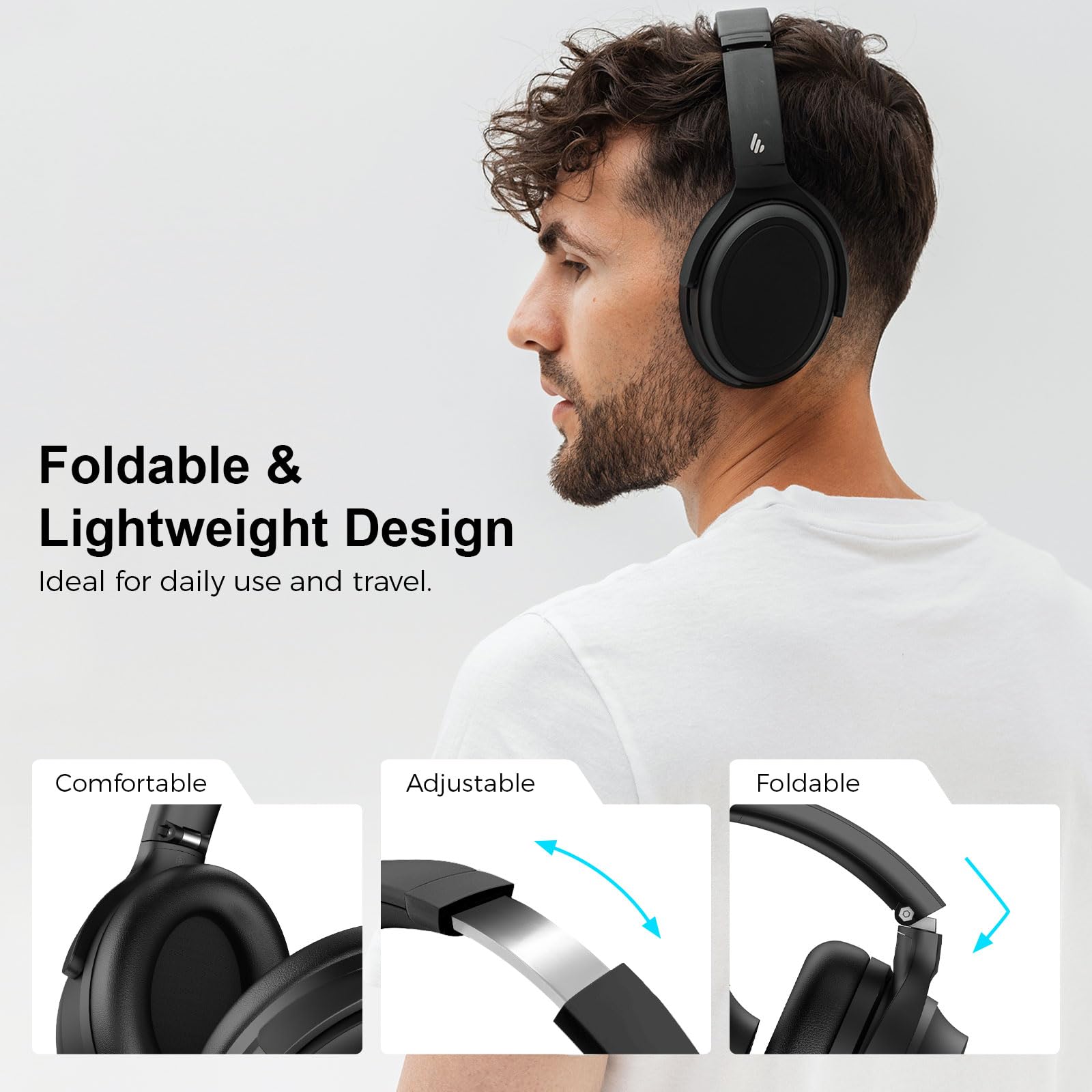 Foto 8 pulgar | Auriculares Supraaurales Inalámbricos Con Cancelación Activa De Ruido Edifier Wh700nb - Venta Internacional.