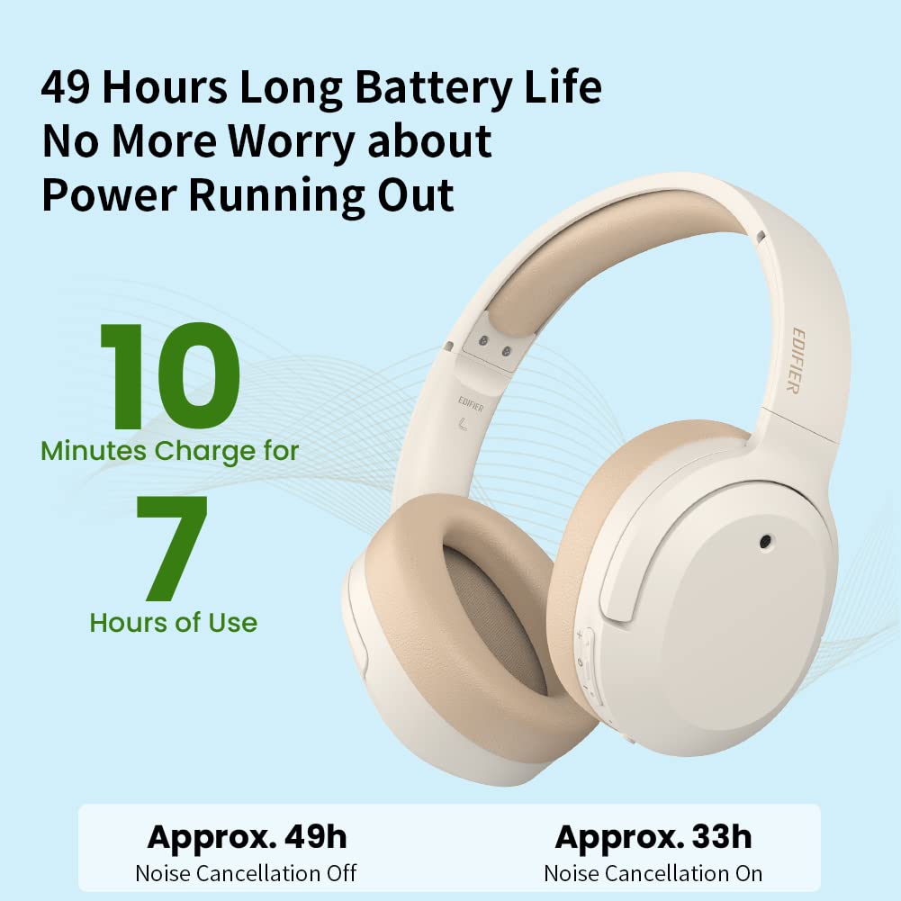 Foto 6 pulgar | Auriculares Inalámbricos Edifier W820nb Plus Con Cancelación Activa De Ruido - Venta Internacional.