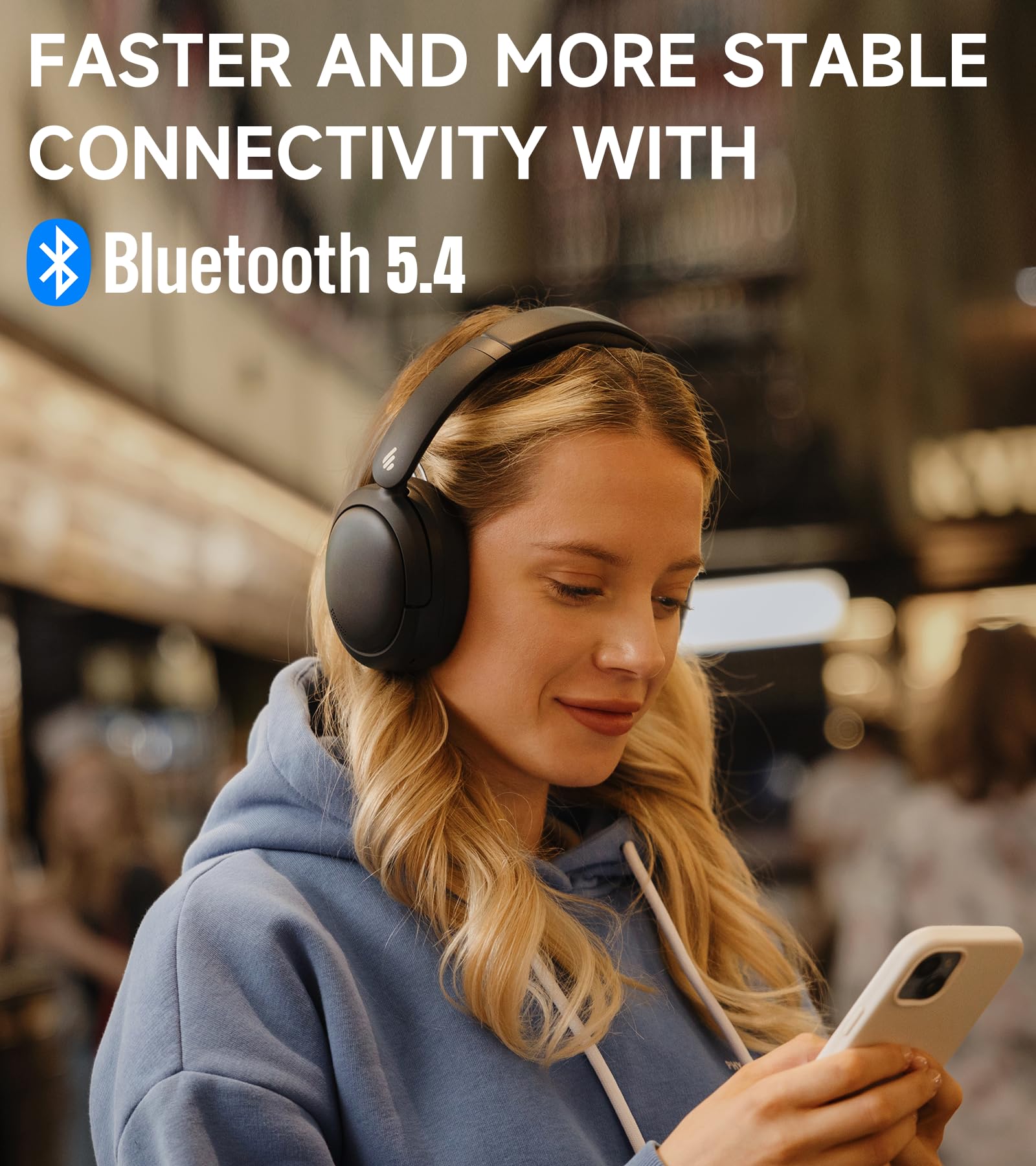 Foto 5 | Auriculares Edifier W800bt Pro Hybrid Anc Hi-res 45h Negros - Venta Internacional.