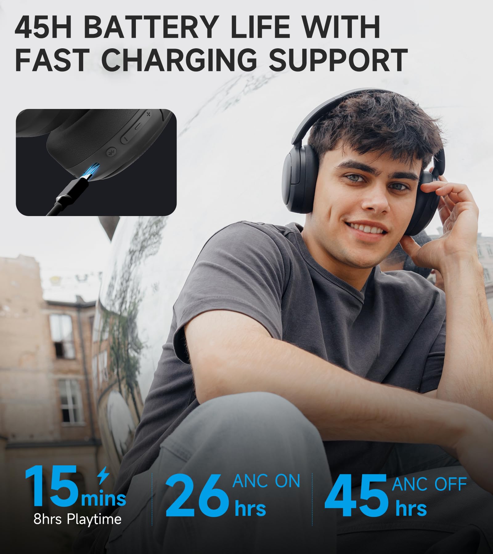Foto 8 pulgar | Auriculares Edifier W800bt Pro Hybrid Anc Hi-res 45h Negros - Venta Internacional.
