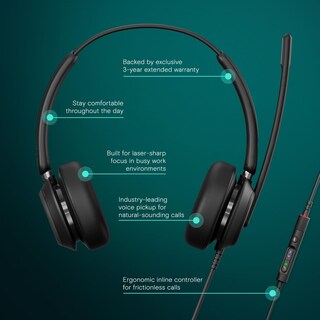 Foto 2 | Auriculares De Oficina Epos Impact 760t Con Micrófono Microsoft Teams - Venta Internacional.