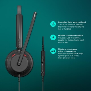 Foto 3 | Auriculares De Oficina Epos Impact 760t Con Micrófono Microsoft Teams - Venta Internacional.