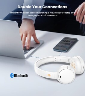 Foto 3 | Auriculares Supraaurales Inalámbricos Edifier Wh500 Con 40 Horas De Reproducción, Color Blanco - Venta Internacional.