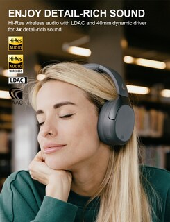 Foto 2 | Auriculares Supraaurales Inalámbricos Edifier W830nb Con Anc - Gris - Venta Internacional.