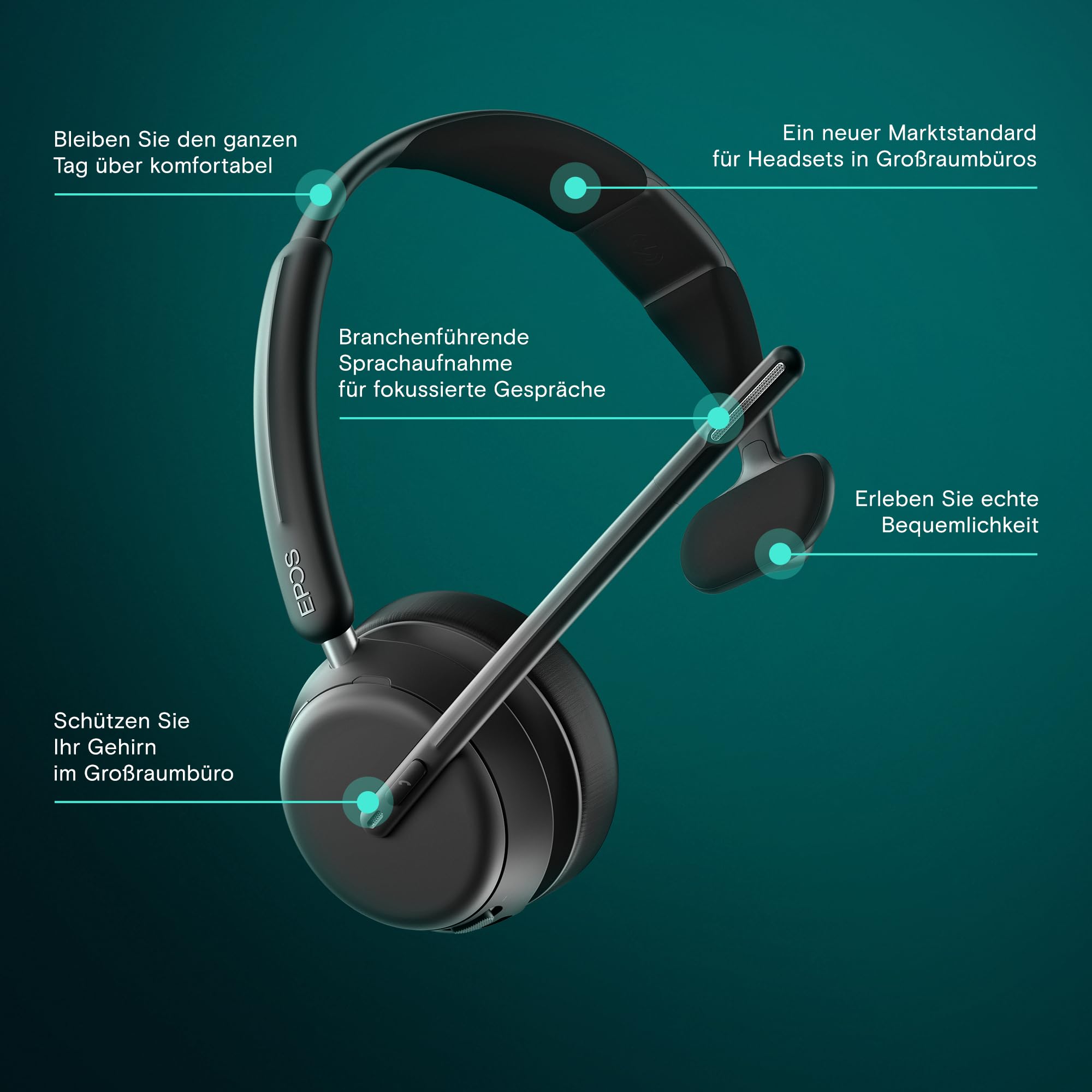 Foto 3 pulgar | Auriculares Epos Impact 1030 Professional Open Office Con Anc - Venta Internacional.