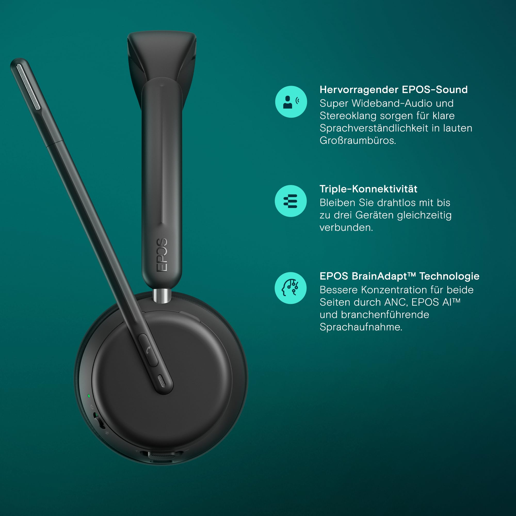 Foto 4 pulgar | Auriculares Epos Impact 1030 Professional Open Office Con Anc - Venta Internacional.
