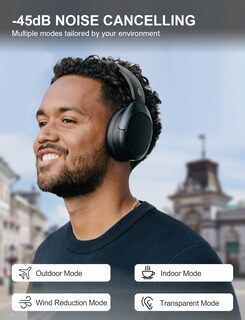 Foto 3 | Auriculares Supraaurales Inalámbricos Edifier W830nb Con Anc -45 Db - Venta Internacional.