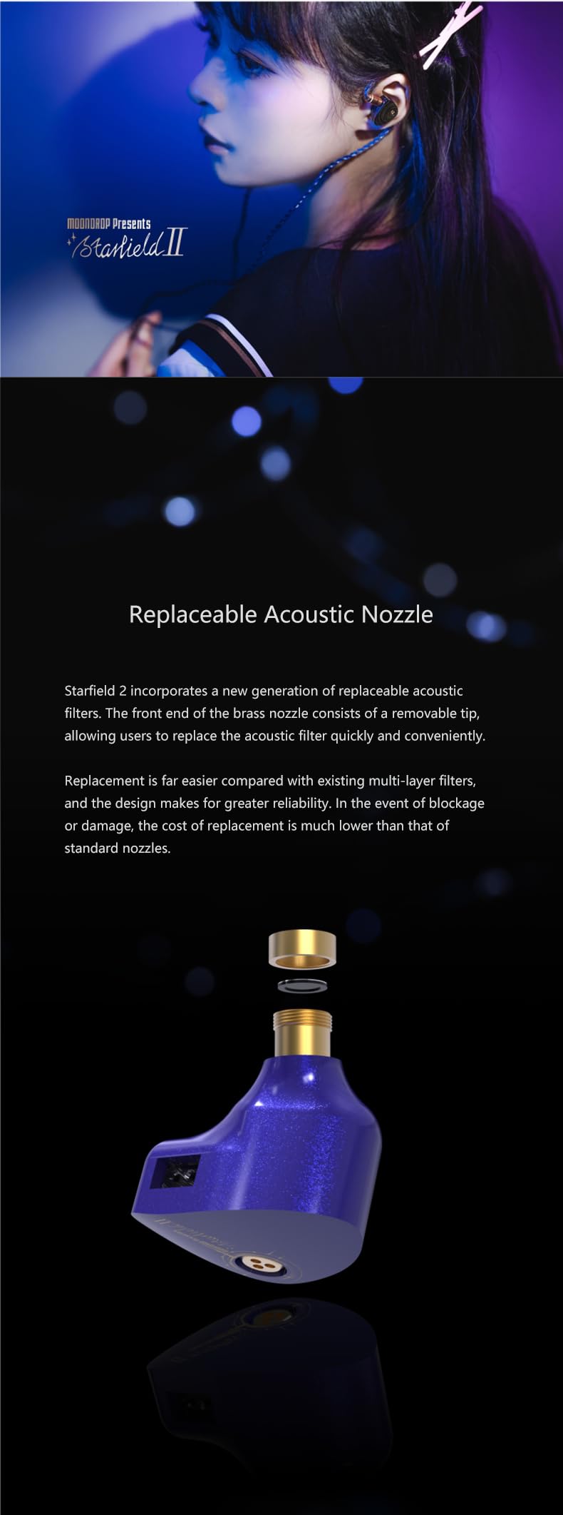Foto 8 pulgar | Auriculares Moondrop Starfield 2 Dynamic Driver Con Litio-magnesio - Venta Internacional.