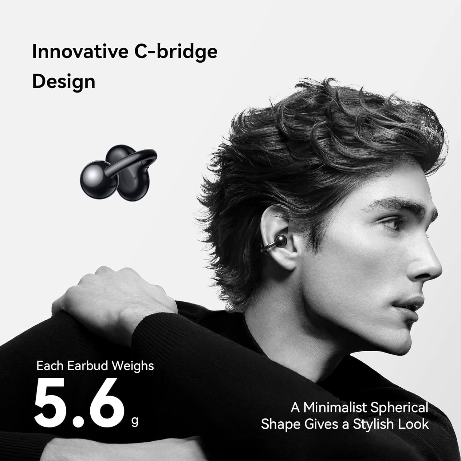 Foto 3 pulgar | Auriculares Inalámbricos Huawei Freeclip Open Ear Bluetooth Black - Venta Internacional.