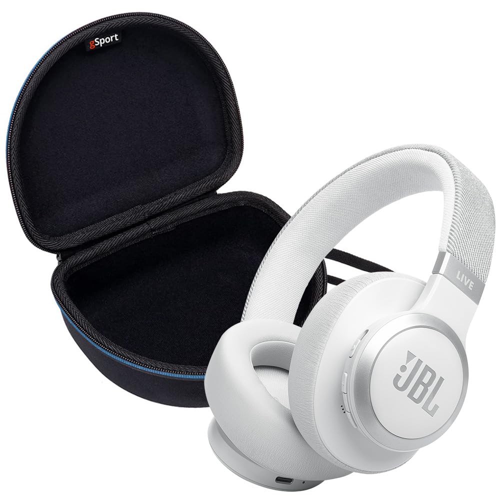 Foto 2 pulgar | Auriculares Inalámbricos JBL Live 770nc Blancos con Funda - Venta Internacional