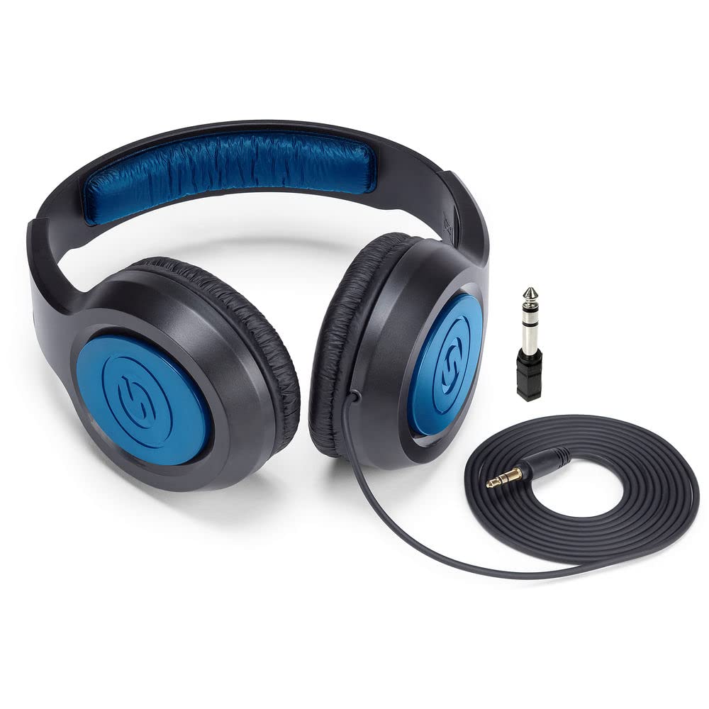 Foto 2 pulgar | Auriculares Estéreo Para Colocar Sobre Las Orejas Samson Sr350, Edición Especial, Color Azul - Venta Internacional.