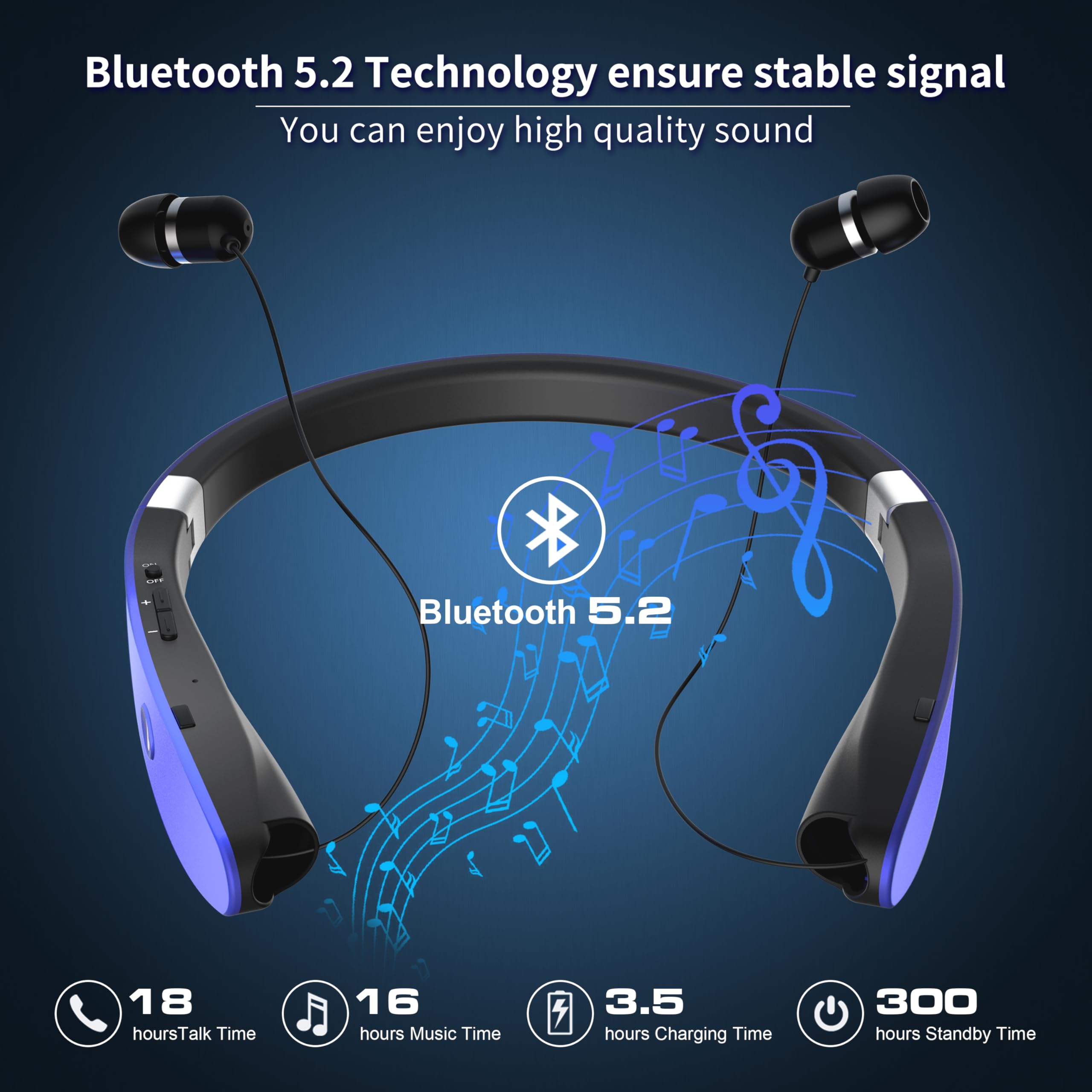 Foto 4 pulgar | Auriculares Bluetooth Amorno Sx-991 Púrpura Púrpura - Venta Internacional.