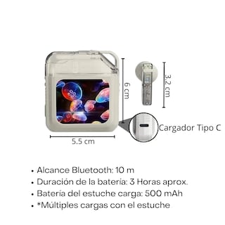 Foto 2 | Audífonos S10 Pro Blanco