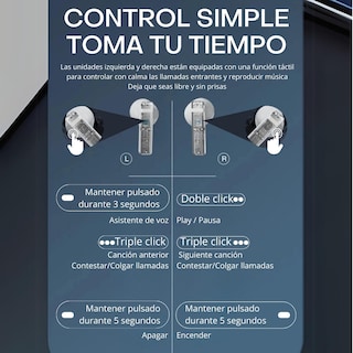 Foto 4 | Audífonos S10 Pro Blanco