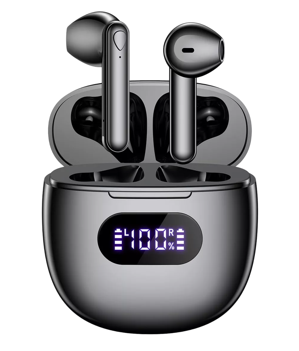 Auriculares Bluetooth Bmani S13 Inalámbricos con Estuche de Carga y Pantalla LED