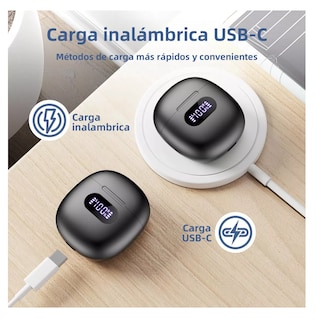 Foto 2 | Auriculares Bluetooth Bmani S13 Inalámbricos con Estuche de Carga y Pantalla LED
