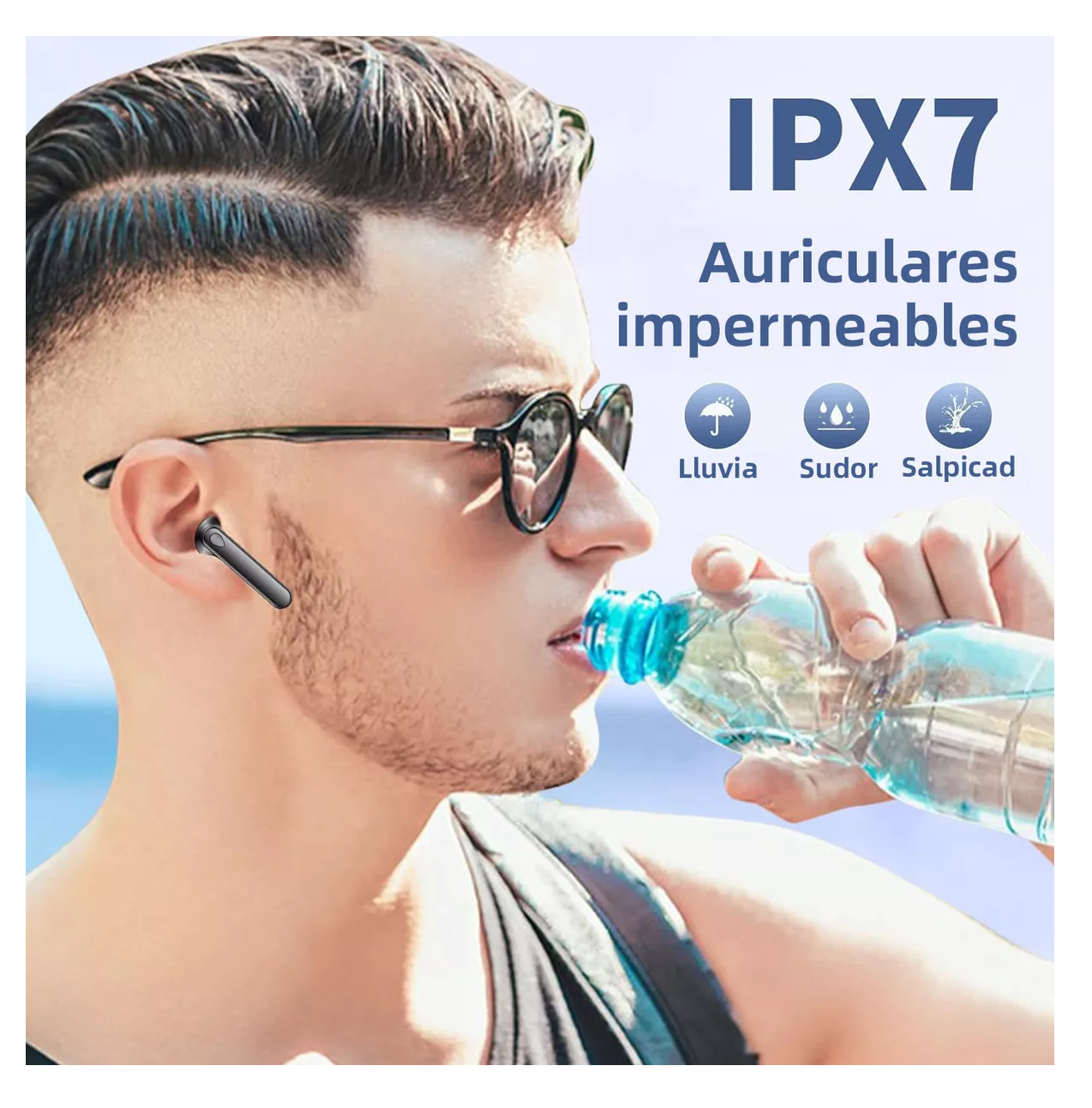 Foto 4 pulgar | Auriculares Bluetooth Bmani S13 Inalámbricos con Estuche de Carga y Pantalla LED