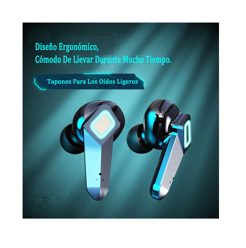 Foto 6 pulgar | Auriculares Bluetooth Bmani Inalámbricos Gamer K68 con Luz Led Negra