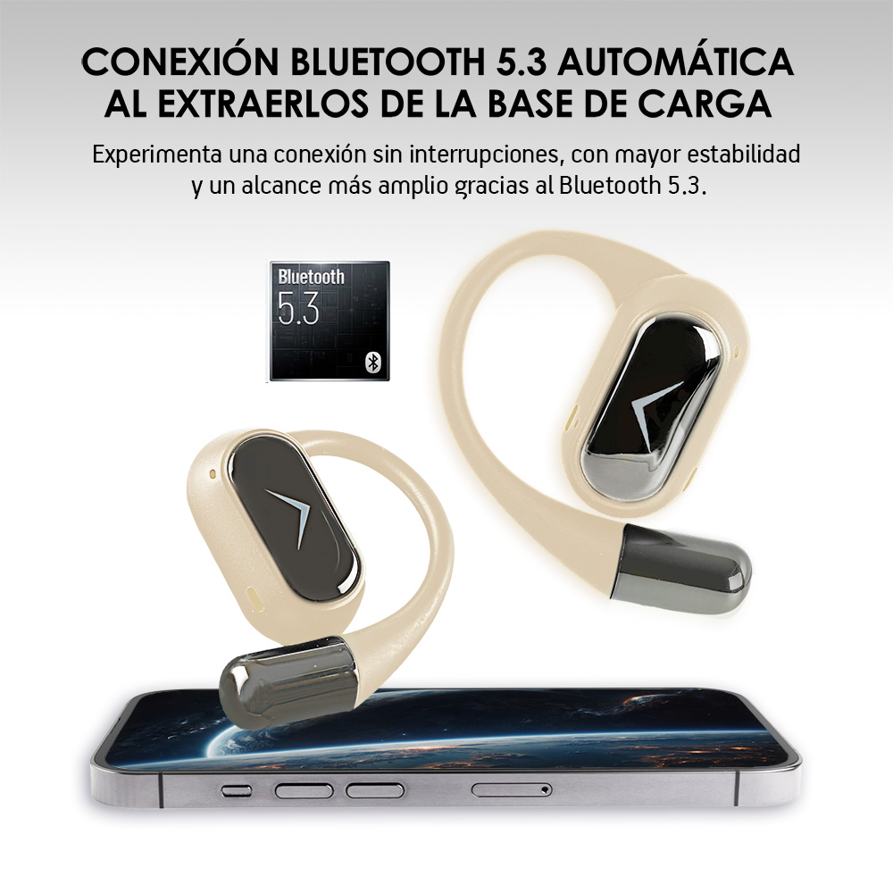Foto 6 pulgar | Auriculares Inalámbricos Sport Open Ear BT 5.3
