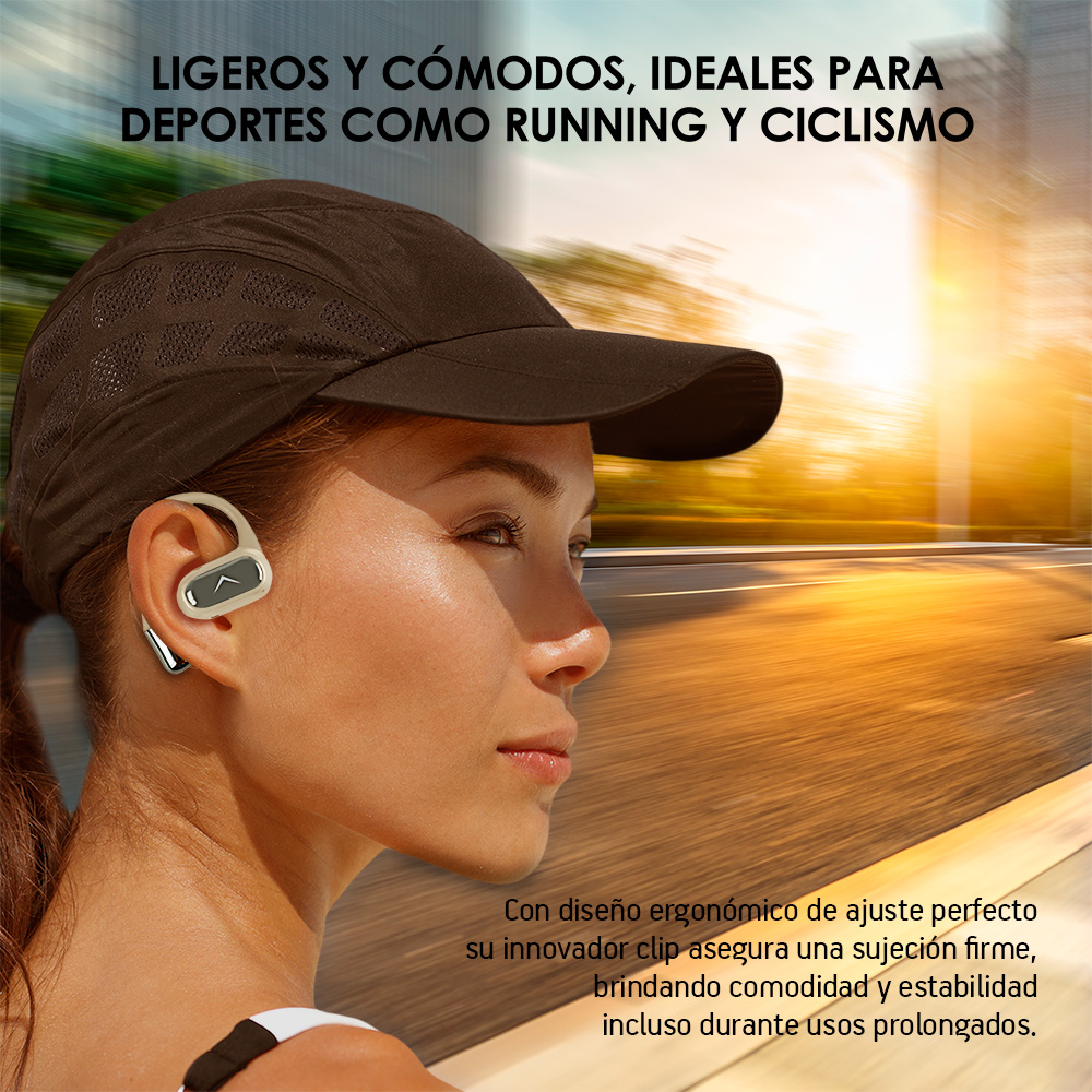 Foto 7 pulgar | Auriculares Inalámbricos Sport Open Ear BT 5.3