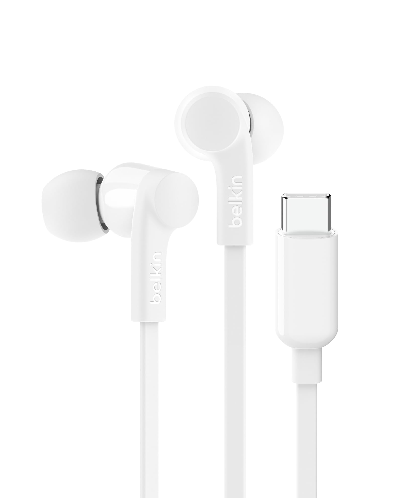 Auriculares Belkin Soundform Con Cable Y Usb-c Para Iphone, Galaxy S24 - Venta Internacional.