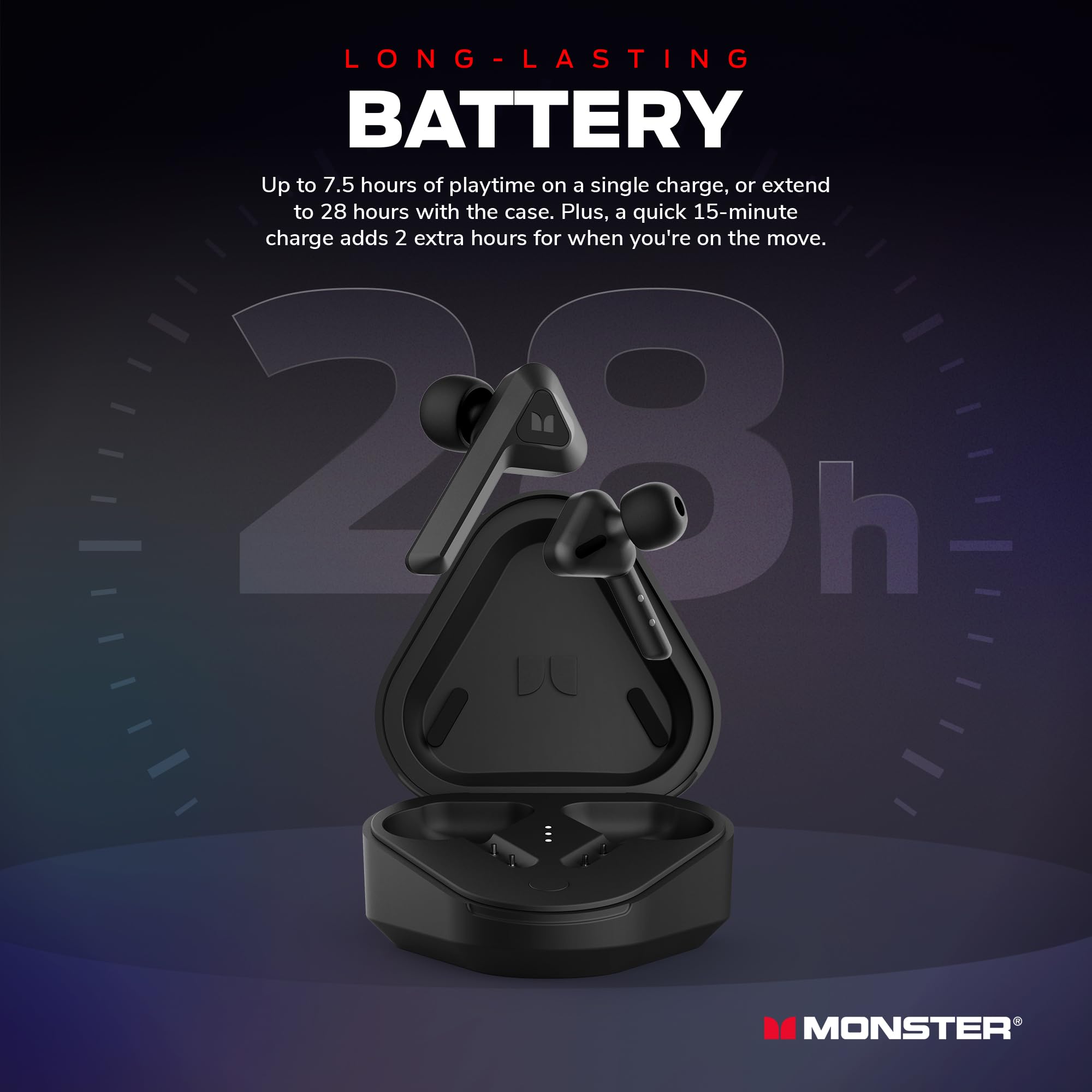 Foto 4 | Auriculares Inalámbricos Monster Dna Go Bluetooth Aptx Ipx5 Water - Venta Internacional.