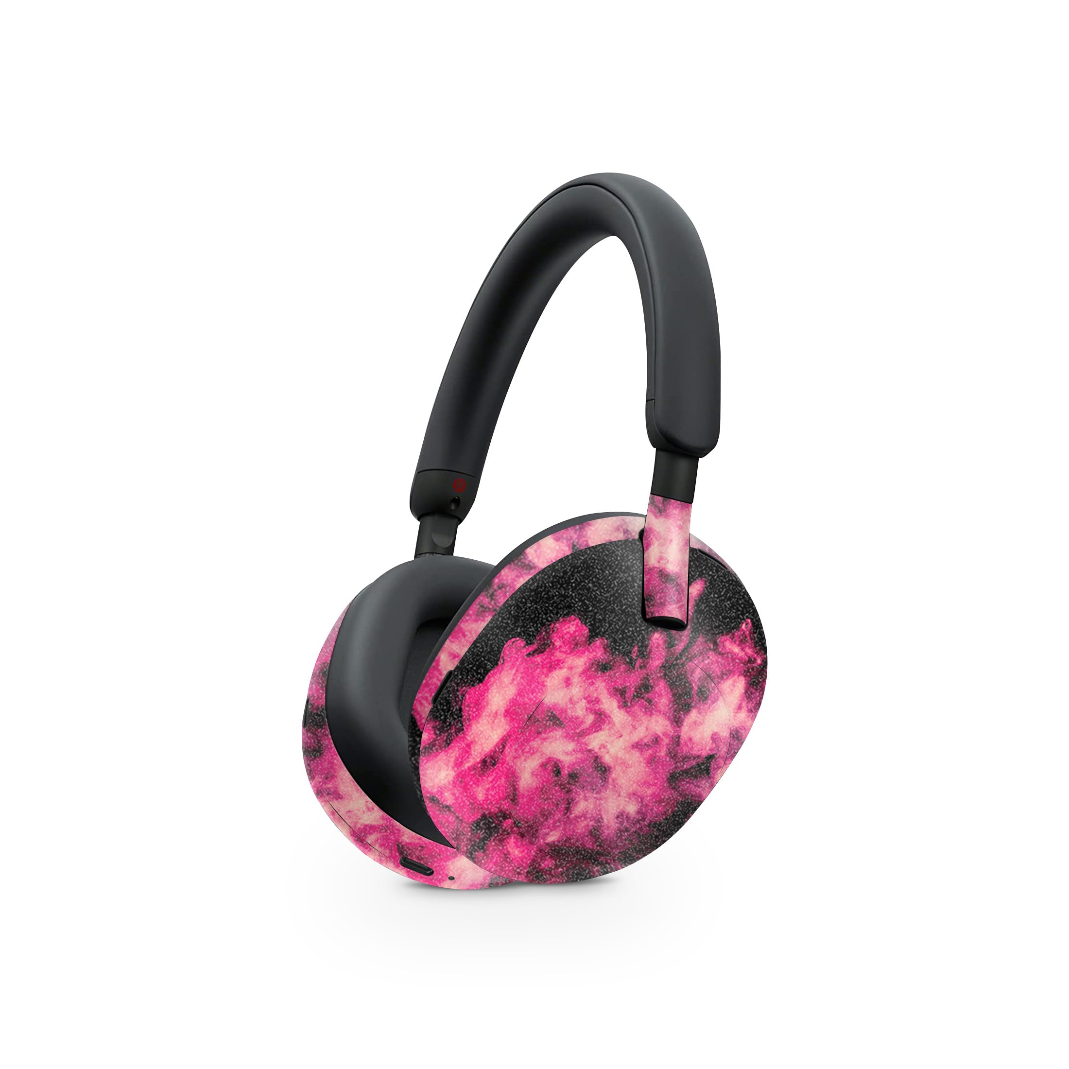 Sony Wh-1000xm5 De Skin Mightyskins Con Purpurina Brillante, Color Magenta Ahumado - Venta Internacional.