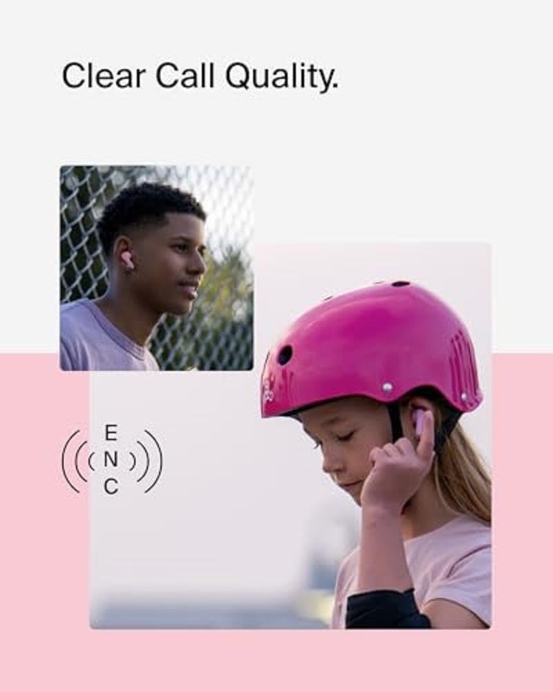 Foto 5 pulgar | Auriculares Bluetooth Belkin Soundform Nano 2 Para Niños, Color Rosa - Venta Internacional.
