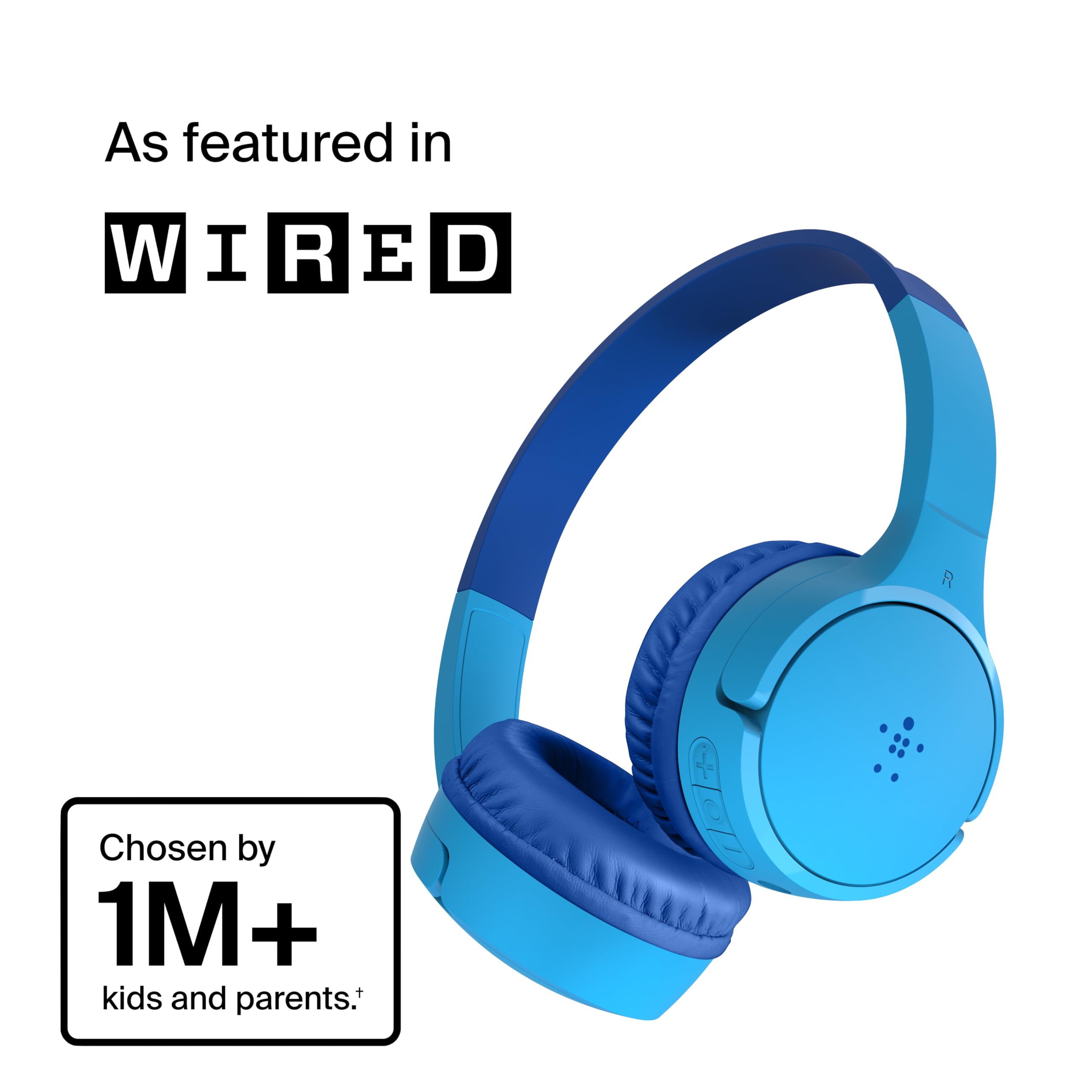 Foto 2 | Auriculares Inalámbricos Belkin Soundform Mini Kids Con Micrófono, Color Azul - Venta Internacional.