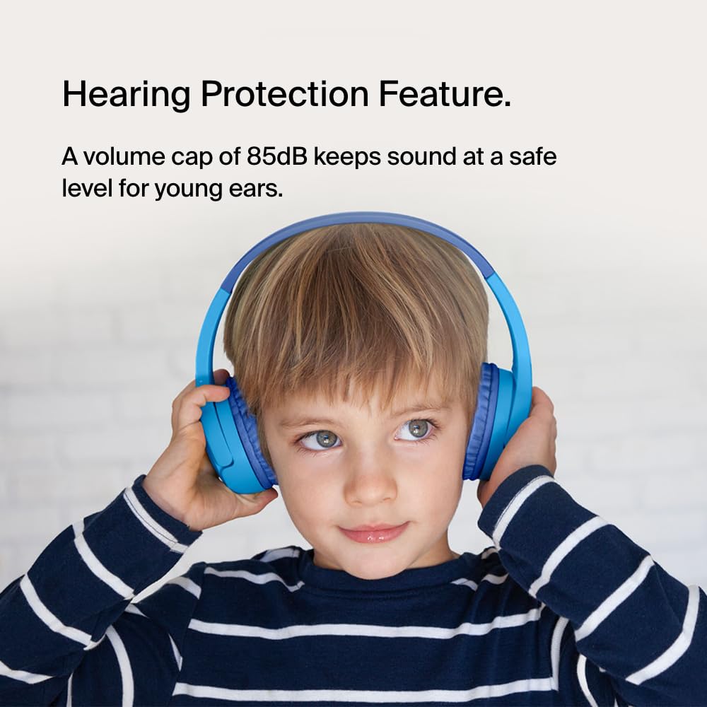 Foto 6 pulgar | Auriculares Inalámbricos Belkin Soundform Mini Kids Con Micrófono, Color Azul - Venta Internacional.
