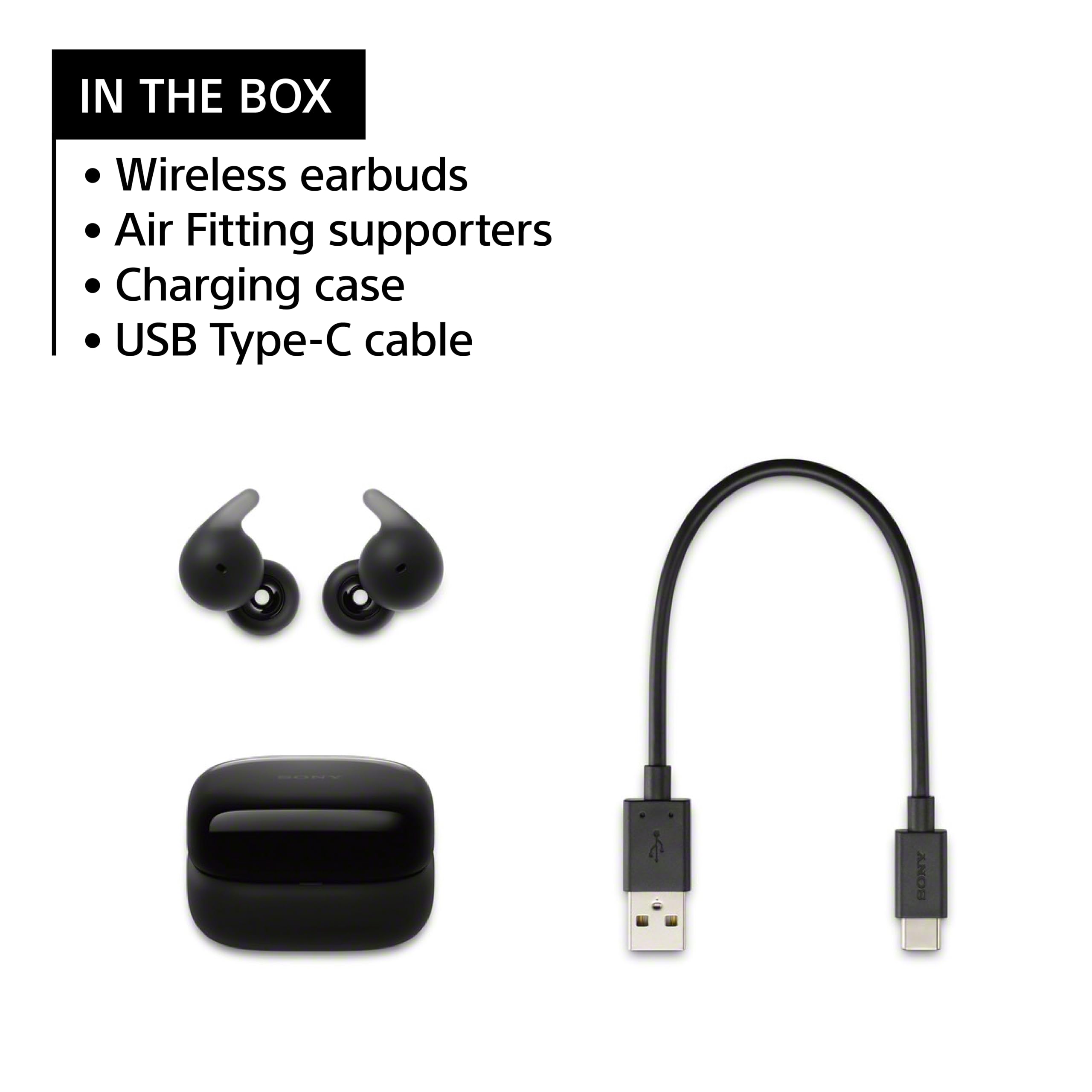 Foto 4 pulgar | Audífonos True Wireless Sony Linkbuds Negros con Bluetooth-Venta Internacional