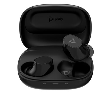 Foto 1 | Audífonos True Wireless Poly Voyager Free 20 Negros con Bluetooth-Venta Internacional