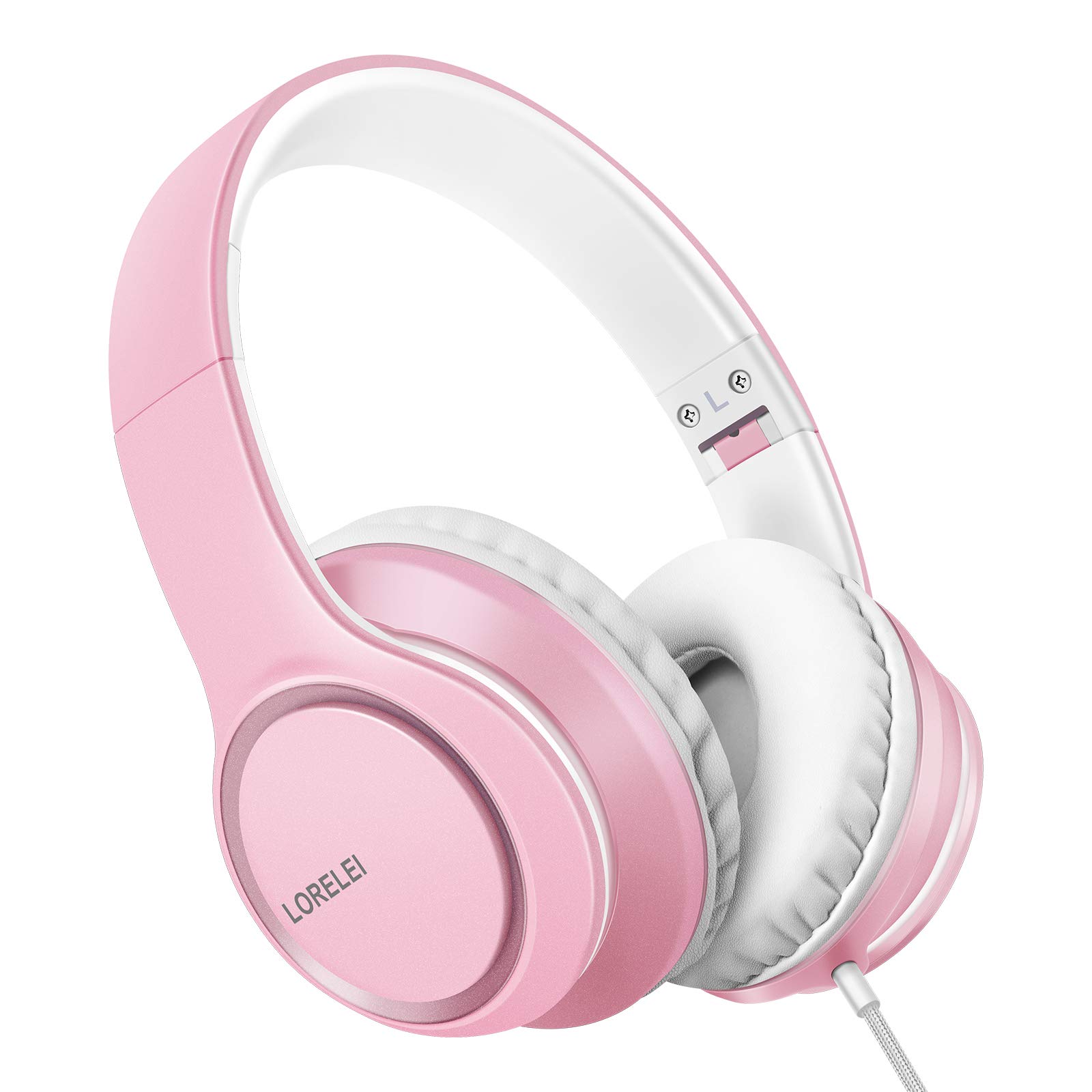 Foto 2 pulgar | Auriculares Supraurales Lorelei X8 con Cable y Micrófono Rosa  - Venta Internacional