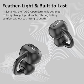 Foto 3 | Auriculares Abiertos Tozo Openearring Bluetooth 5.4 Negros - Venta Internacional.