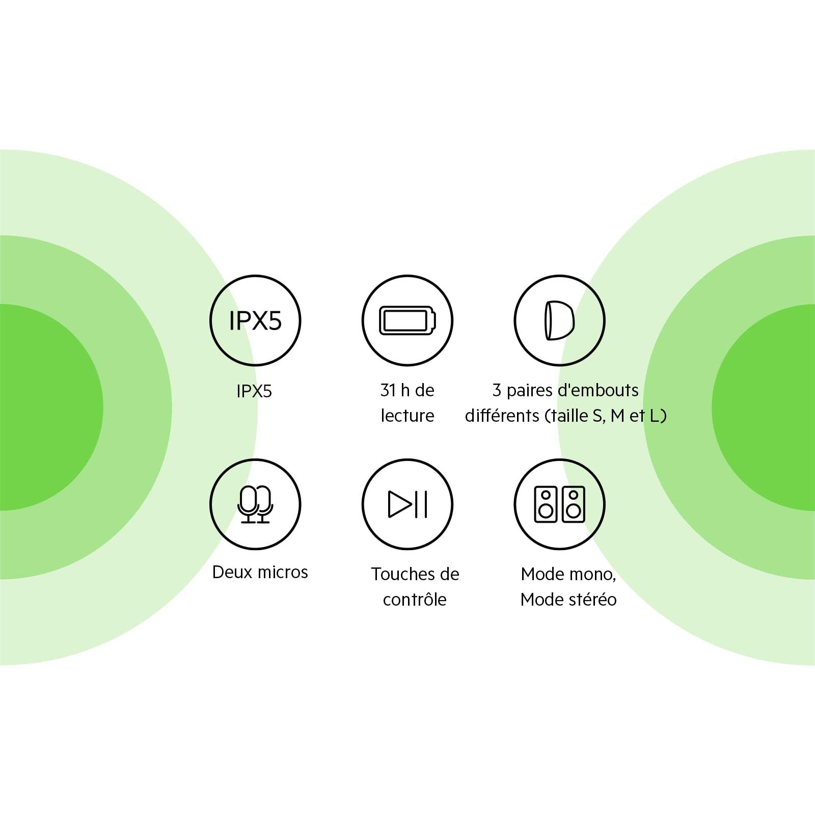 Foto 2 | Auriculares True Wireless Belkin Soundform Rise Con Funda De Carga - Venta Internacional.