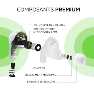 Foto 3 | Auriculares True Wireless Belkin Soundform Rise Con Funda De Carga - Venta Internacional.