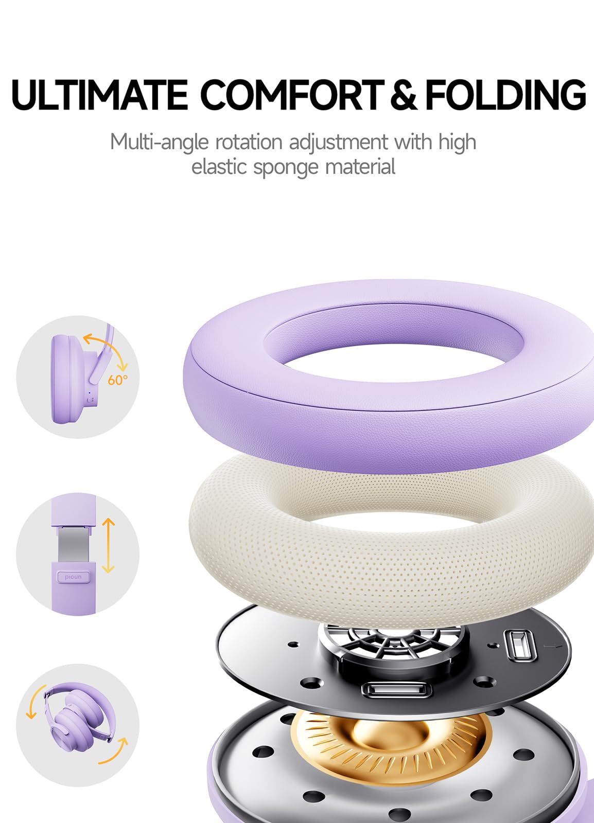 Foto 6 pulgar | Auriculares Inalámbricos Bluetooth Picun B8 120h Con 3eq Purple - Venta Internacional.