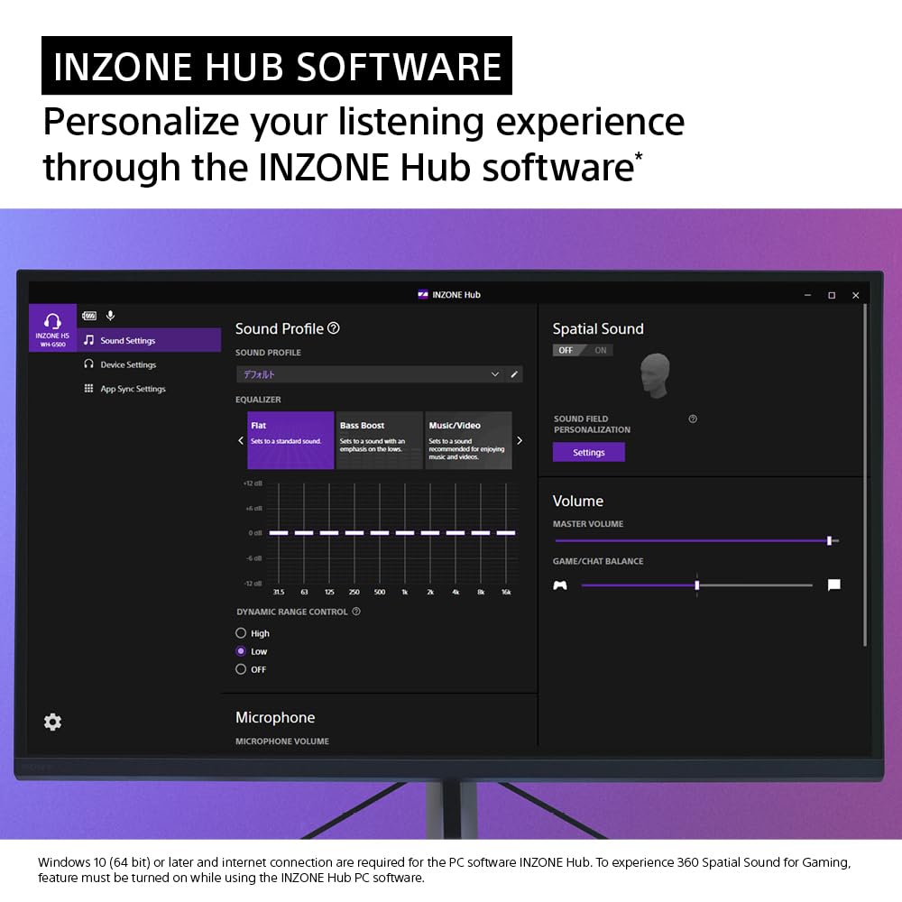 Foto 5 | Audífonos Inalámbricos Sony Inzone H5 con Micrófono-Venta Internacional