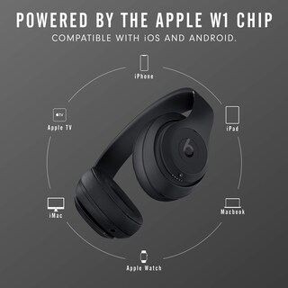 Foto 5 | Auriculares Inalámbricos Beats Studio3 con Cancelación de Ruido Negros - Venta Internacional