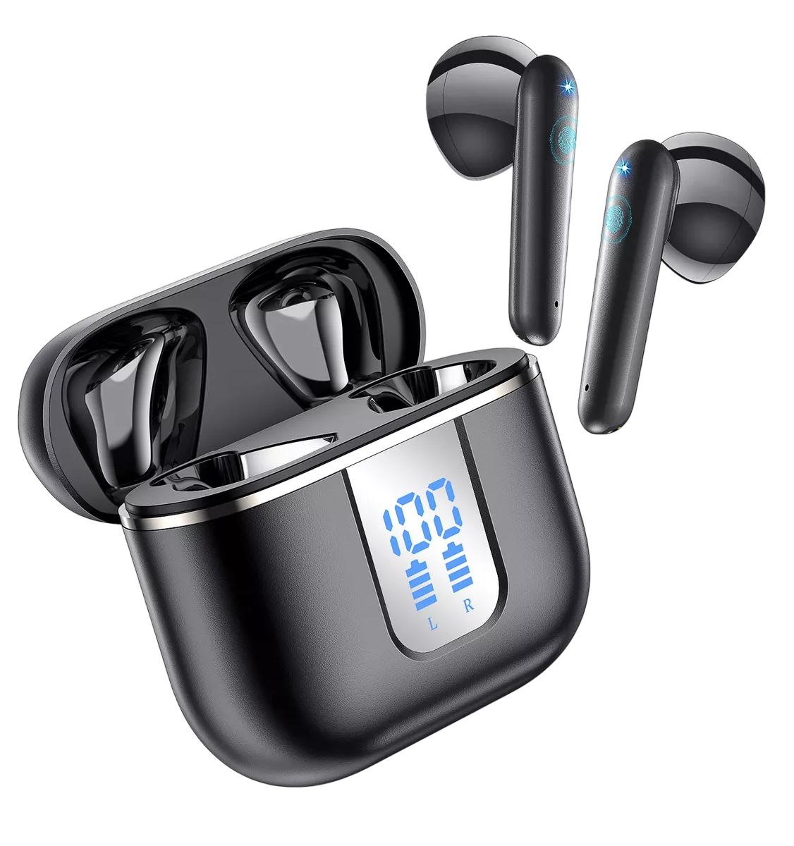 Foto 1 | Audífonos In-ear Inalámbricos Con Manos Libres Bluetooth 5.3, Negro