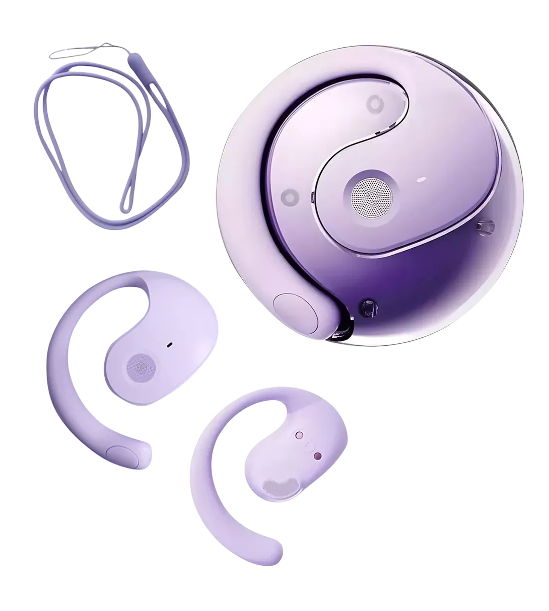 Audífonos Inalambricos Bluetooth Deportivos Gamer Auricular Violeta