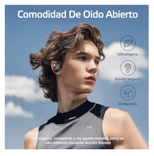 Foto 2 | Audífonos In-ear Inalámbricos Deportivos Auricular Bluetooth Negro