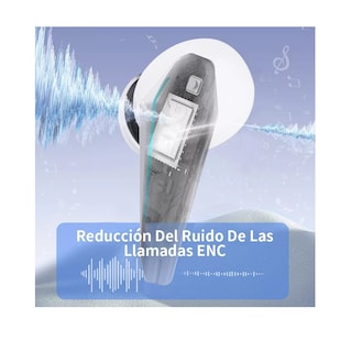Foto 3 | Auriculares In-ear Gamer Inalámbricos Bluetooth Earphone X16 Blanco