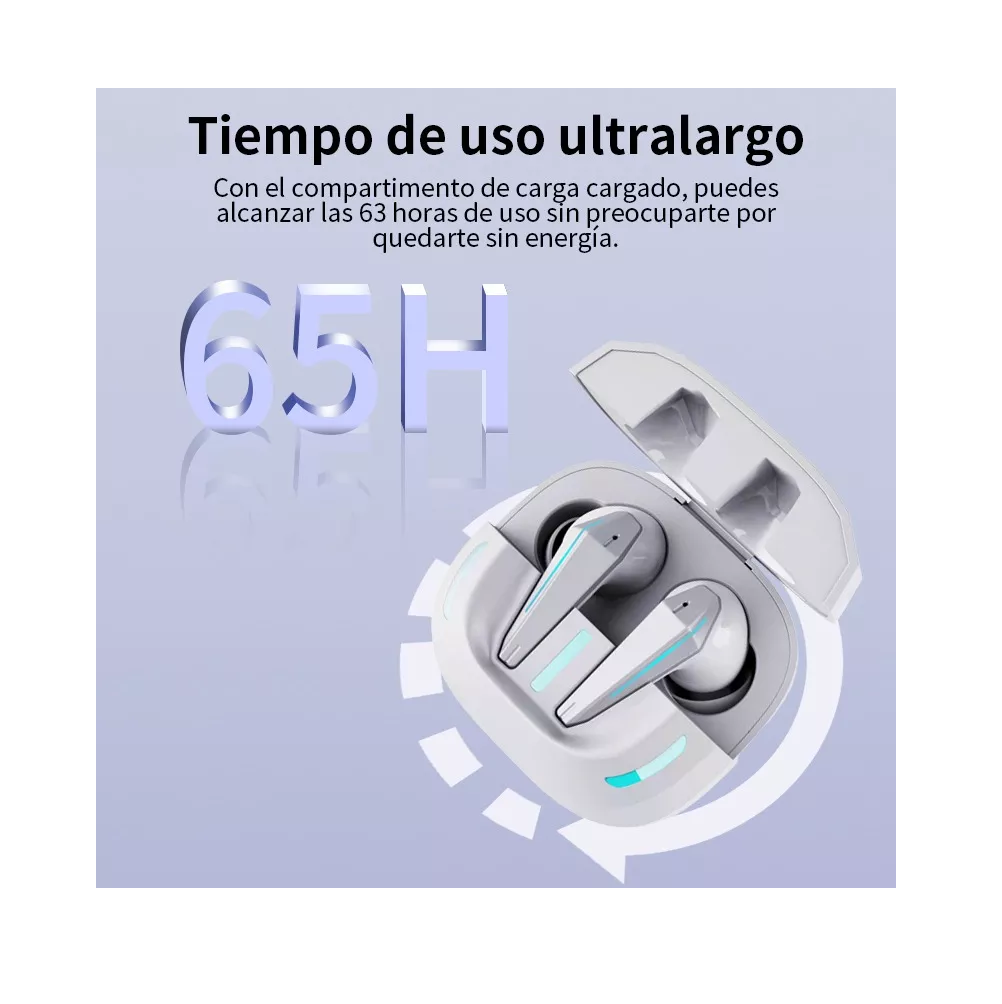 Foto 6 pulgar | Auriculares In-ear Gamer Inalámbricos Bluetooth Earphone X16 Blanco