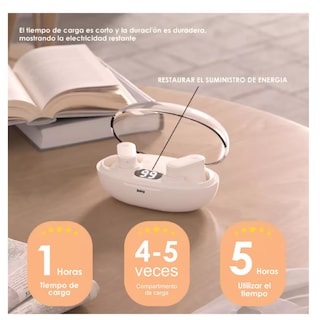 Foto 2 | Auriculares Inalámbricos Belug Bluetooth Beige
