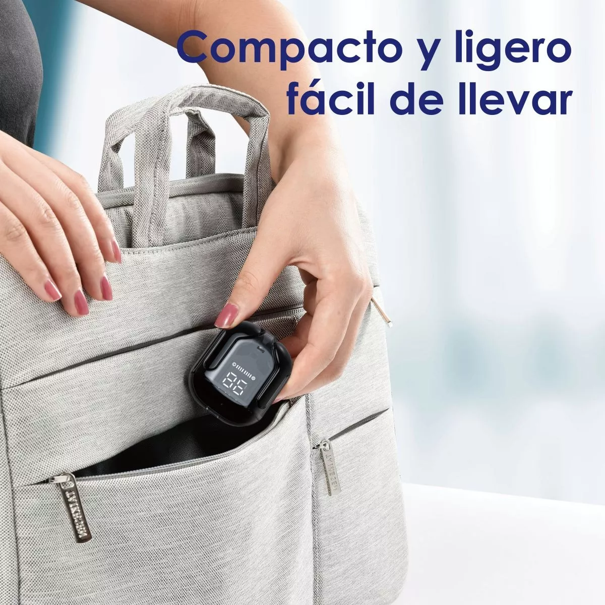 Foto 4 pulgar | Audífonos Inalámbricos Bluetooth Transparente Auriculares Negro