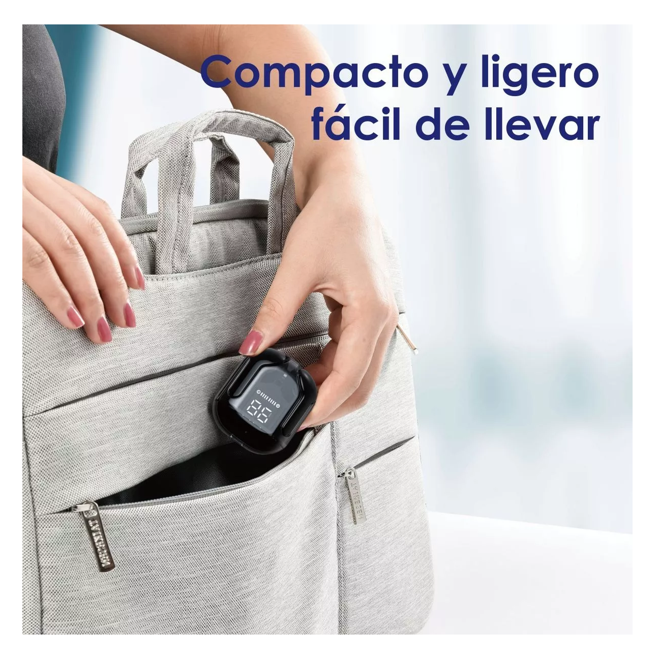 Foto 5 pulgar | Audífonos Inalámbricos Bluetooth Transparente Auriculares Negro