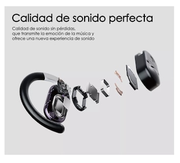 Foto 4 | Audífonos Bluetooth Belug Over-ear Led Negro